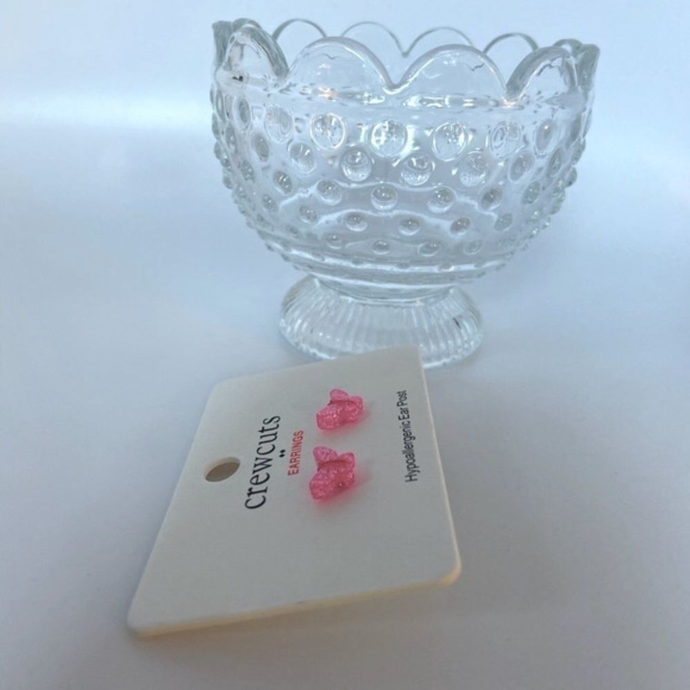 J. Crew Glitter Butterfly Earrings - Picture 5 of 5